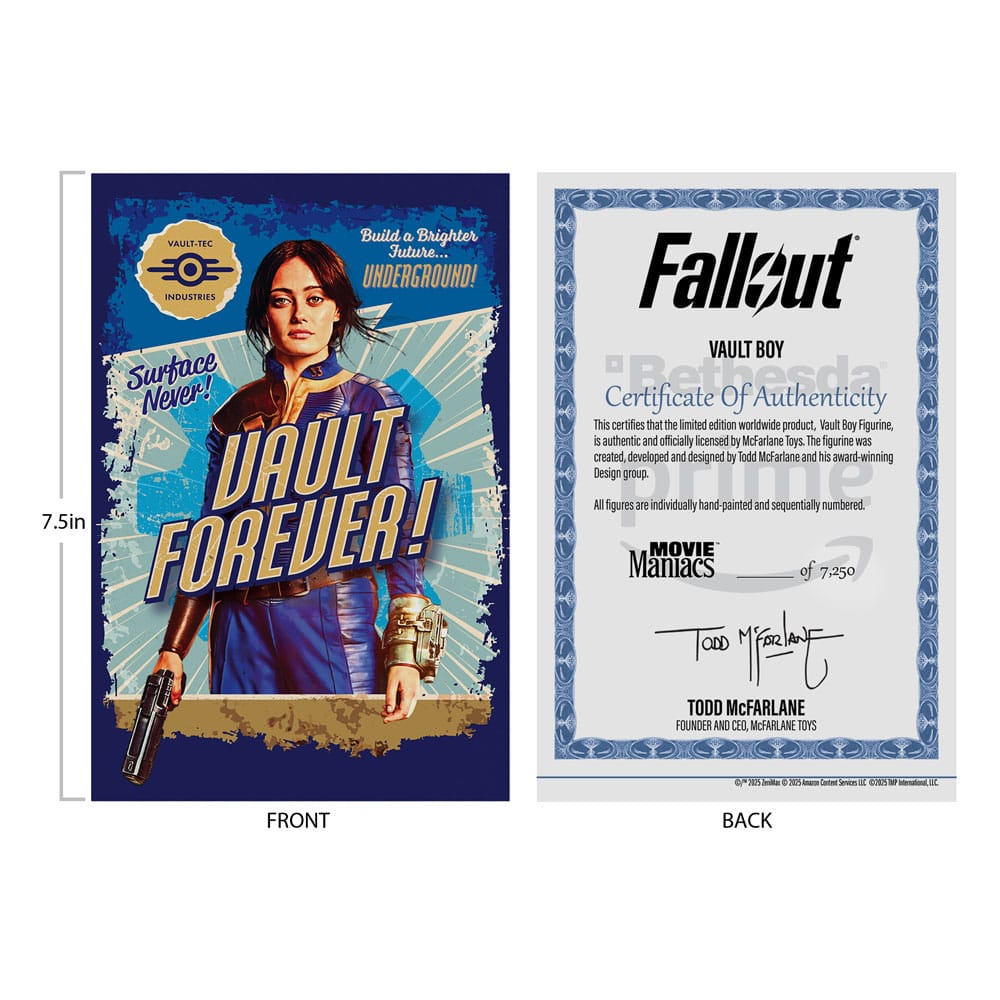 Fallout Movie Maniacs Actionfigur Vault Boy Version 2 14 cm