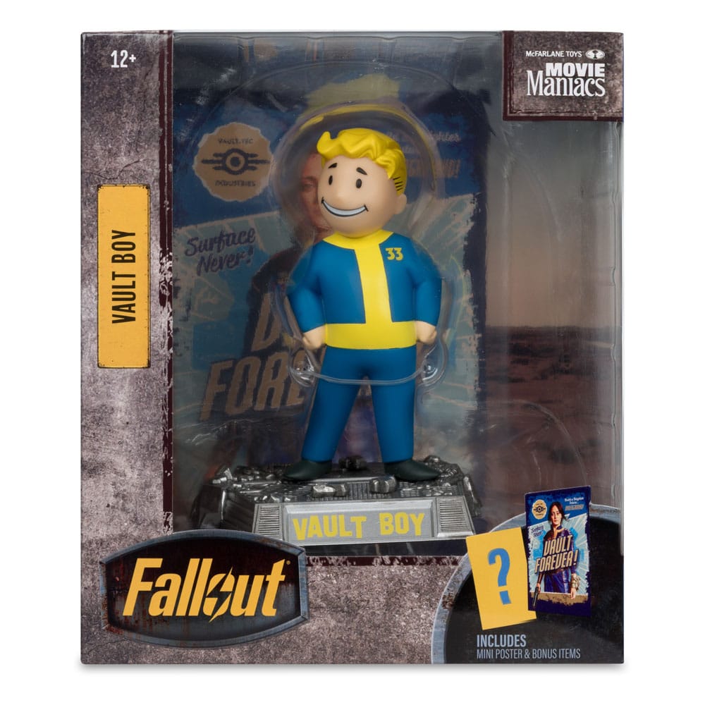 Fallout Movie Maniacs Actionfigur Vault Boy Version 2 14 cm