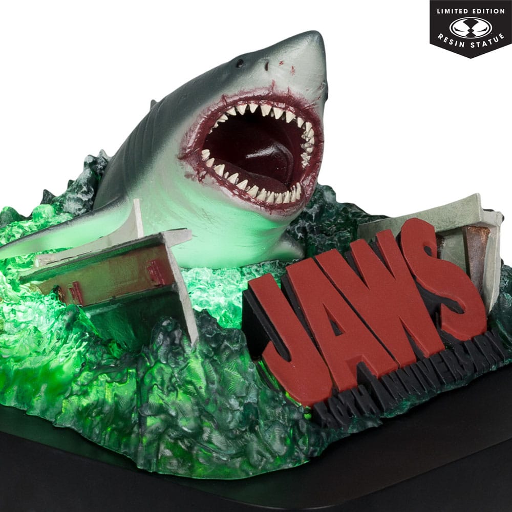Der weiße Hai 1/48 PVC Statue Jaws (50th Anniversary) 25 cm