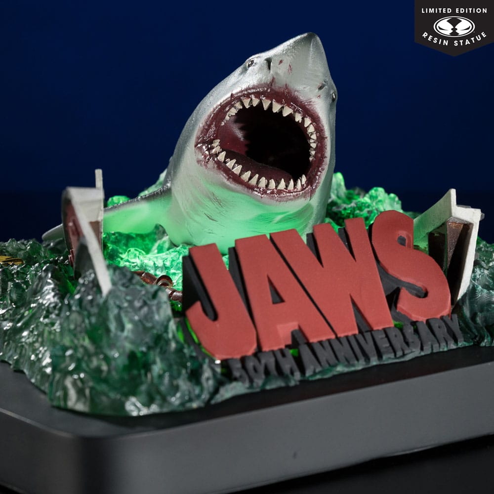 Der weiße Hai 1/48 PVC Statue Jaws (50th Anniversary) 25 cm