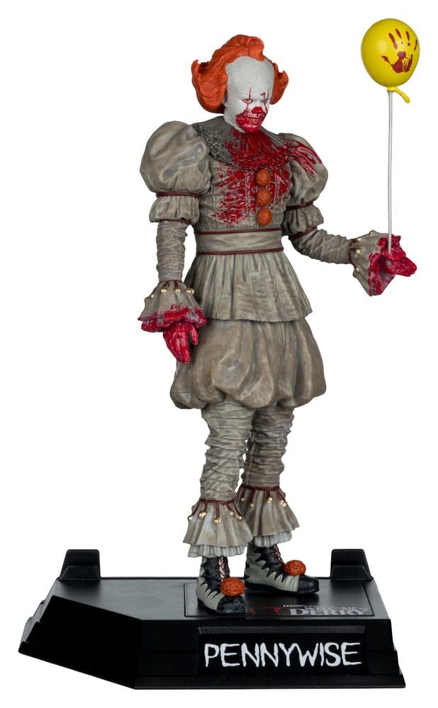 Es Welcome to Derry Movie Maniacs Figur Pennywise (Bloody) 16 cm