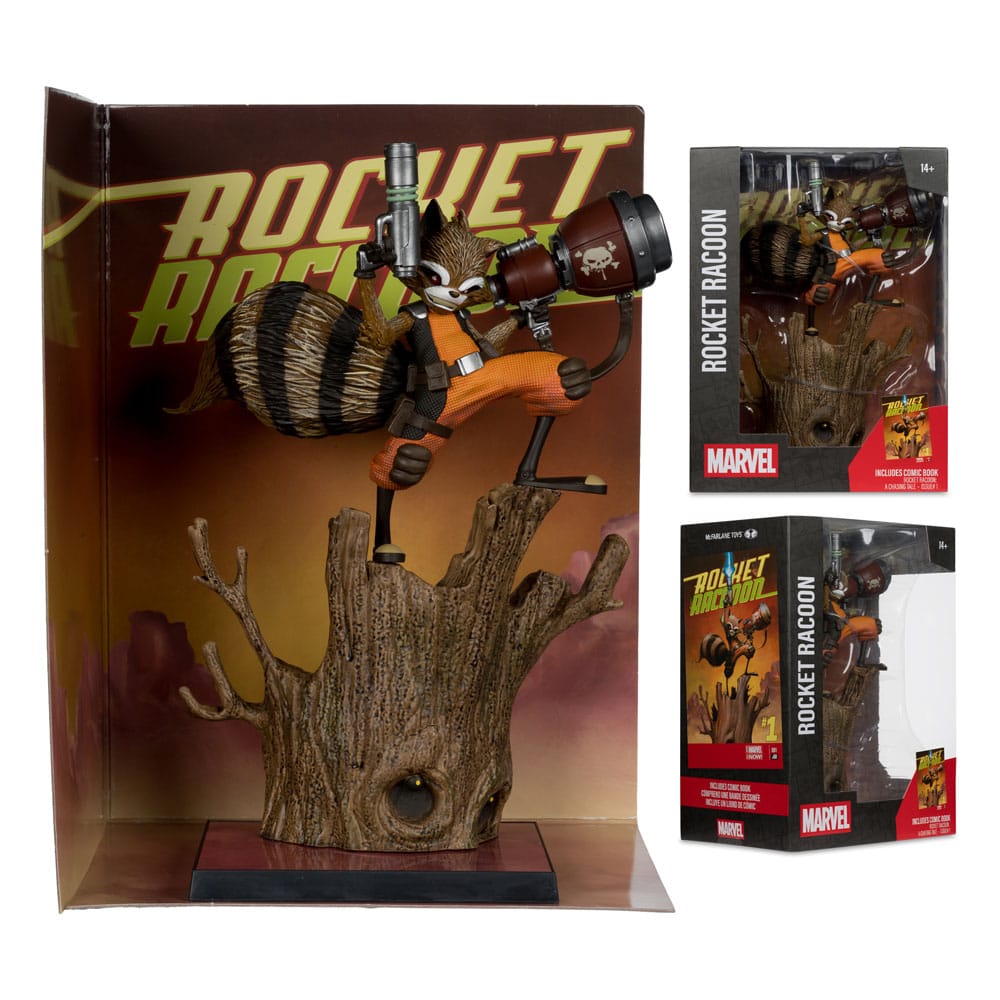 Marvel Collection PVC Statue 1/6 Rocket Racoon (Rocket Racoon: A Chasing Tale #1) 18 cm