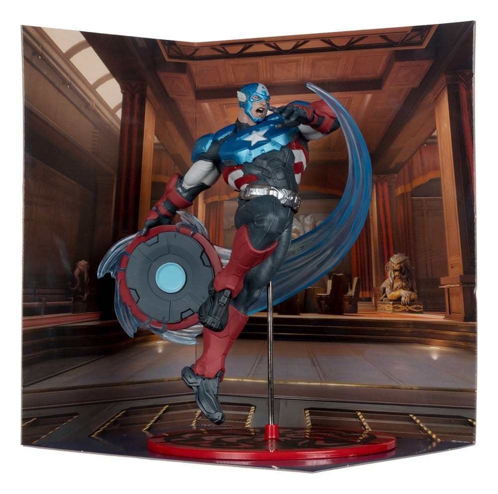 Marvel Rivals Collection 1/10 Actionfigur Captain America 20 cm 