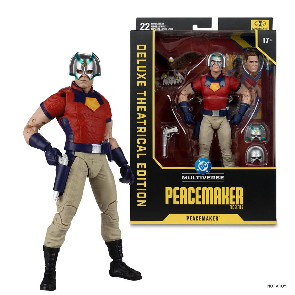 Batmans Rückkehr DC Mulitverse DC Theatrical Deluxe Edition Actionfigur Peacemaker 19 cm