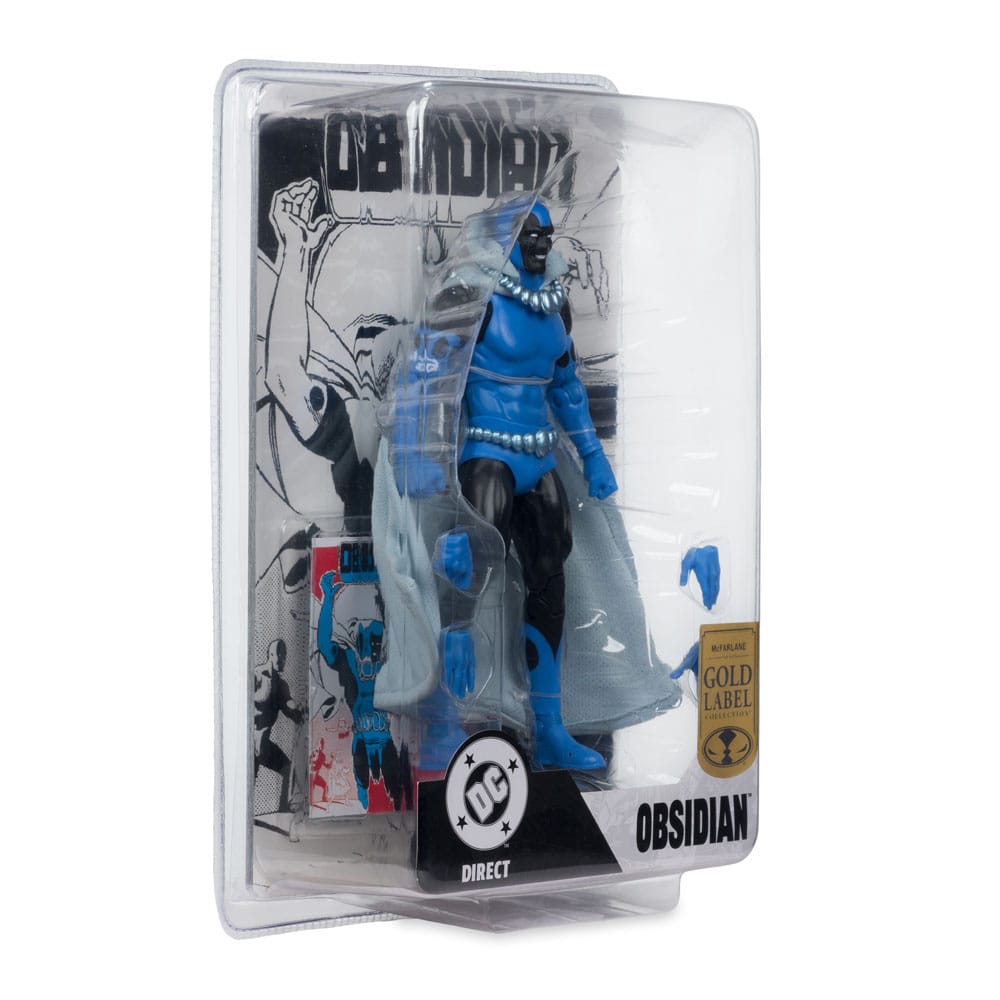 DC Direct Actionfigur Obsidian (Infinity Inc #16) (Chase) (Gold Label) 18 cm 