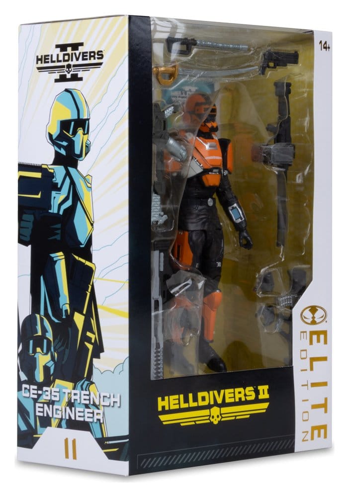 Helldivers 2 McFarlane Elite Edition Action-Figur CE-25 Trench Engineer (Deluxe) 18 cm