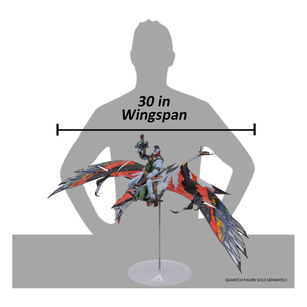 Avatar: Fire and Ash Actionfigur Quaritch's new Banshee