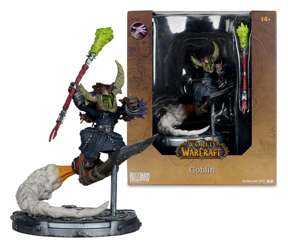 World of Warcraft 1/12 Scale Limited Edition Posed Figur Goblin 19 cm