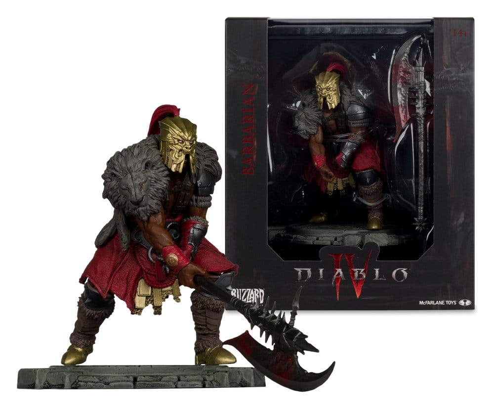 Diablo IV 1/12 Scale Limited Edition Posed Figur Barbar 12 cm