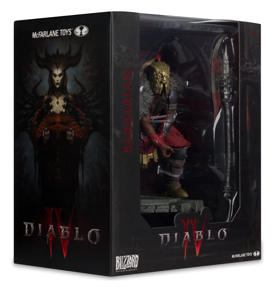 Diablo IV 1/12 Scale Limited Edition Posed Figur Barbar 12 cm