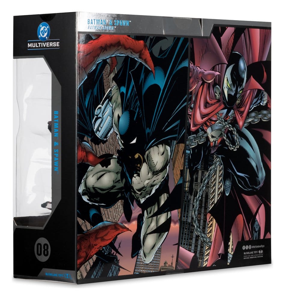 DC Multiverse McFarlane Collector Edition Actionfiguren 2er-Pack Batman & Spawn (Gold Label) 18 cm