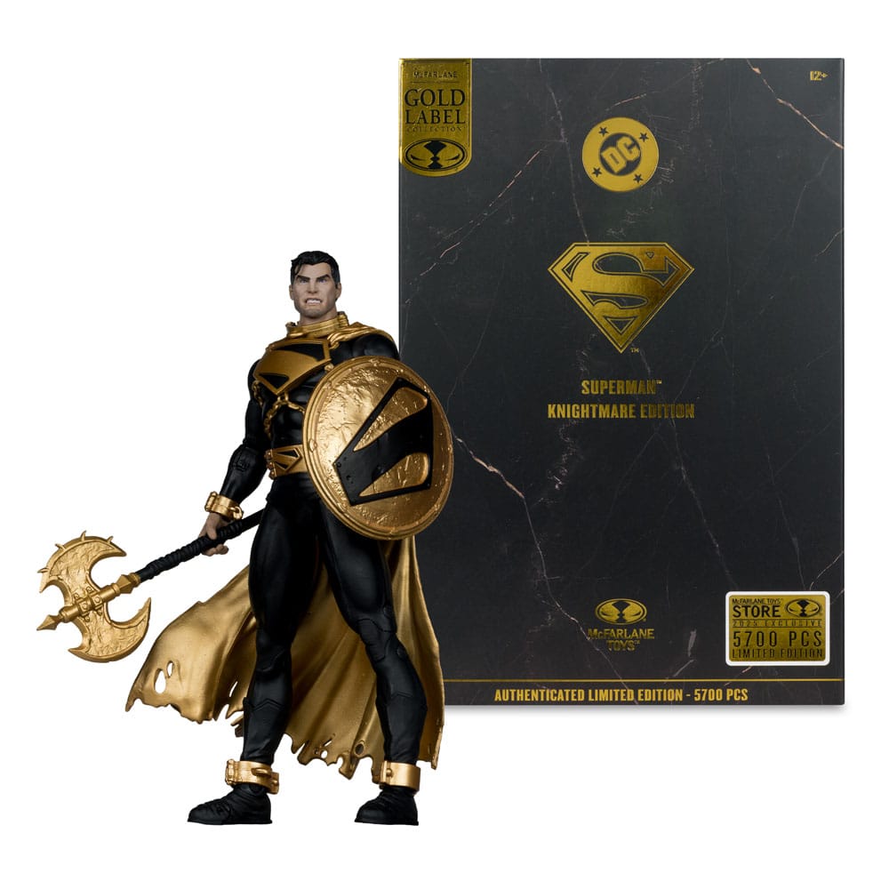 DC Multiverse Actionfigur Superman (Future State) (Knightmare) (Gold Label) 18 cm