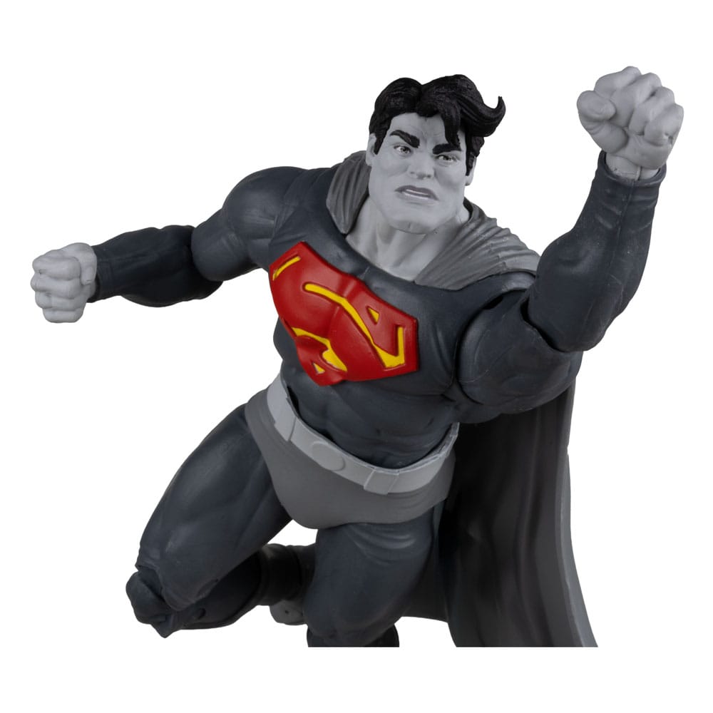 DC Multiverse Actionfigur Superman (The Dark Knight Returns) (Black & White Accent Edition) (Gold Label) 18 cm