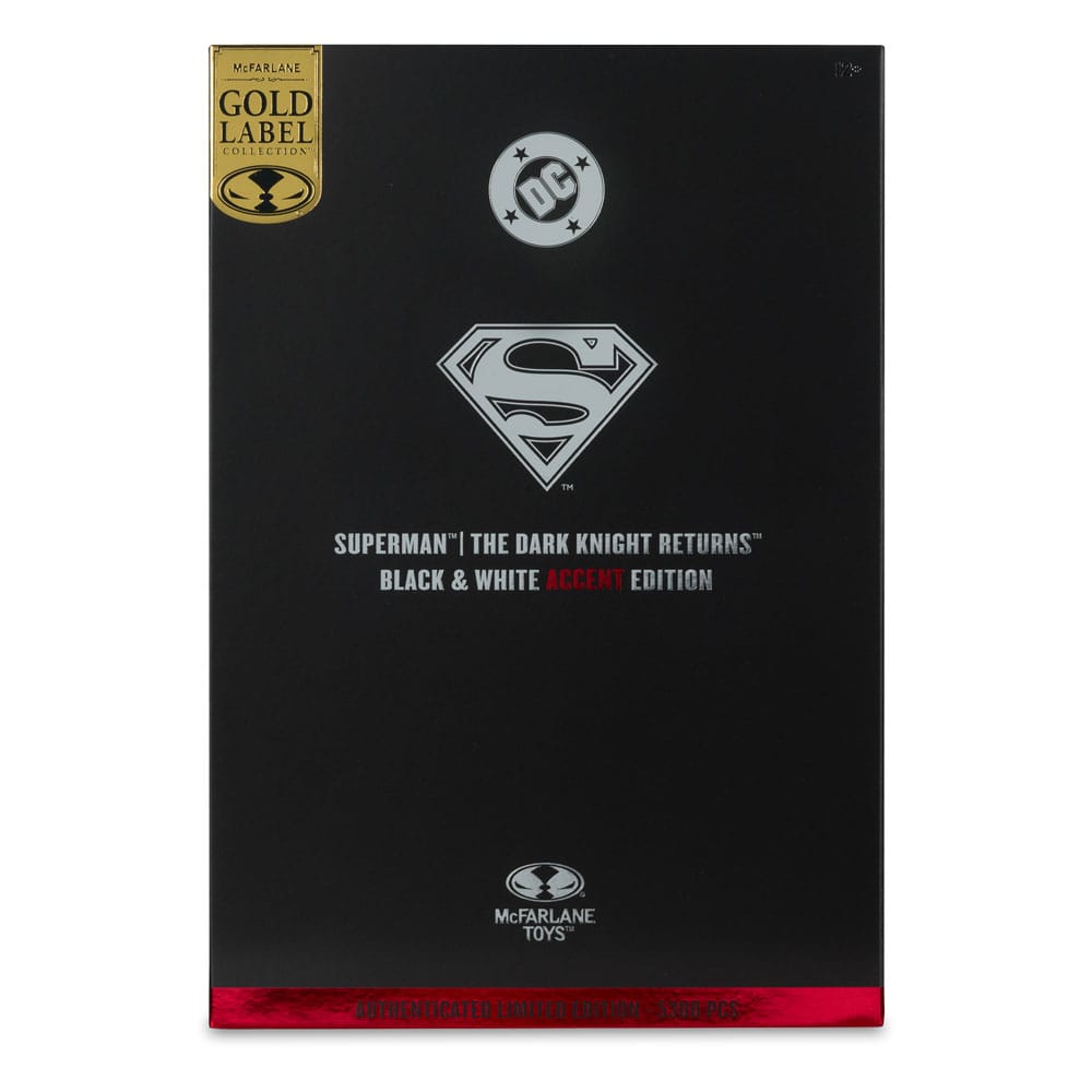 DC Multiverse Actionfigur Superman (The Dark Knight Returns) (Black & White Accent Edition) (Gold Label) 18 cm