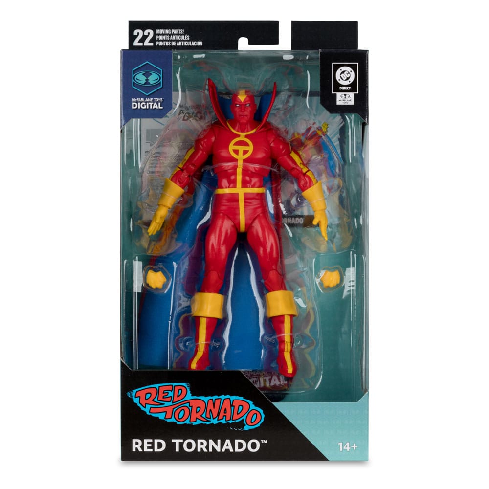 DC Direct McFarlane Toys Digital Actionfigur Red Tornado (Bronze Age) 18 cm