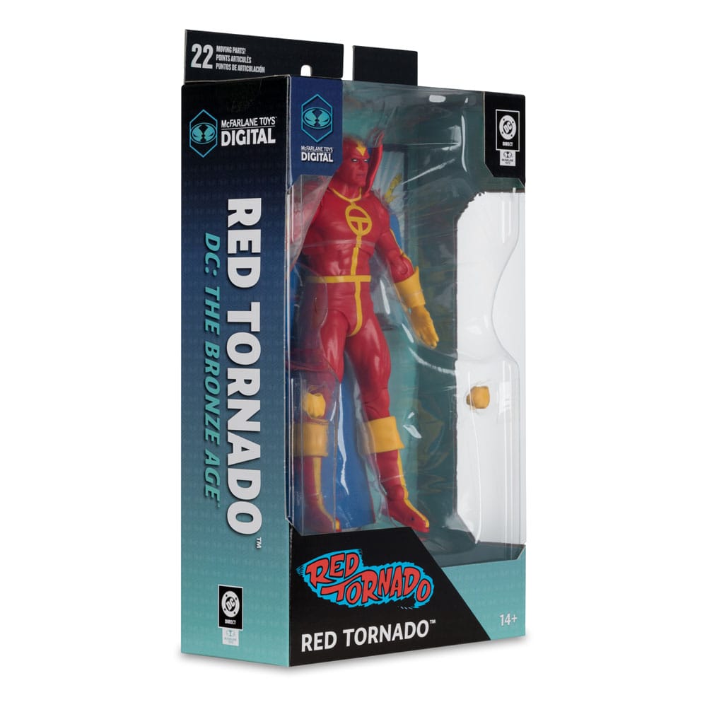 DC Direct McFarlane Toys Digital Actionfigur Red Tornado (Bronze Age) 18 cm