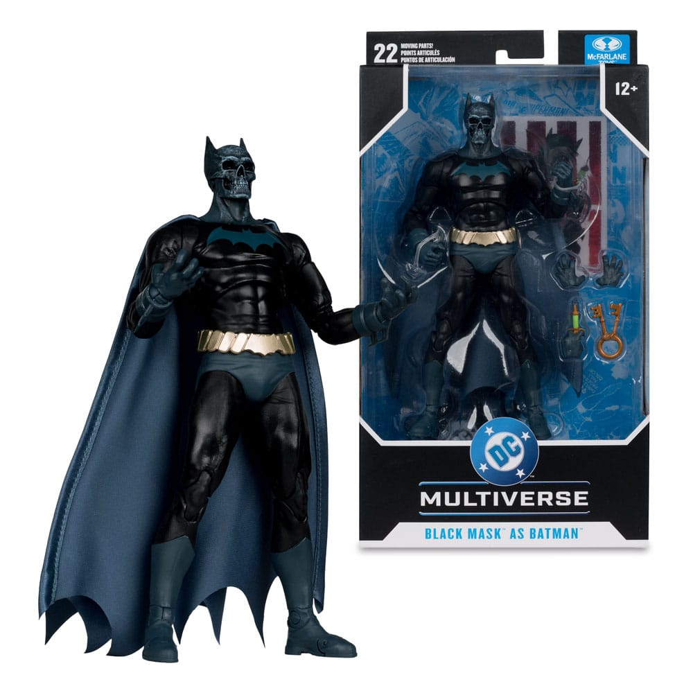 DC Multiverse Actionfigur Black Mask as Batman (Beneath the Mask) 18 cm