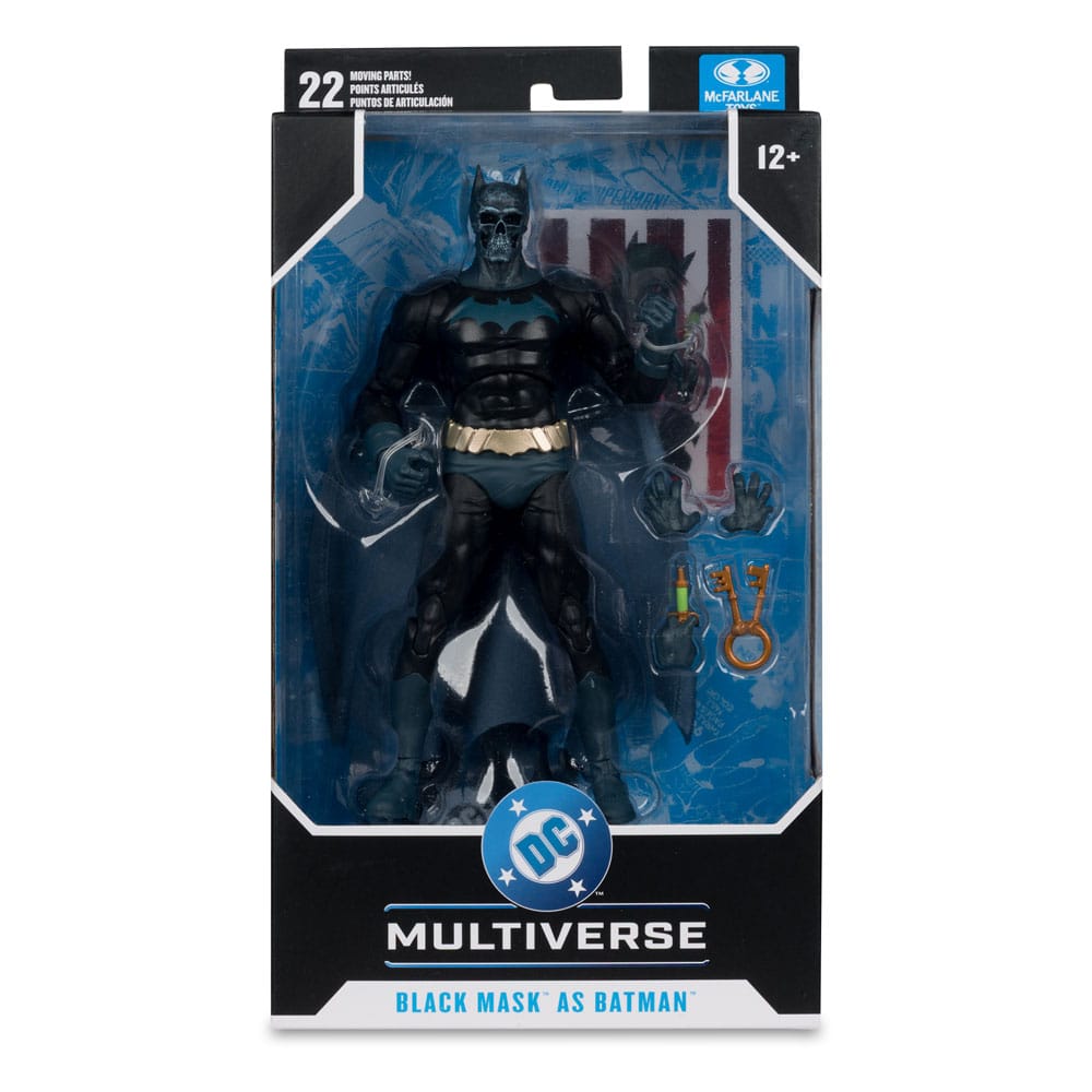 DC Multiverse Actionfigur Black Mask as Batman (Beneath the Mask) 18 cm