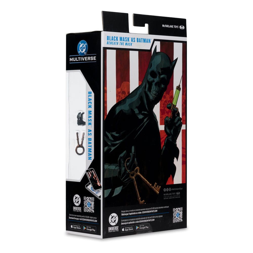 DC Multiverse Actionfigur Black Mask as Batman (Beneath the Mask) 18 cm
