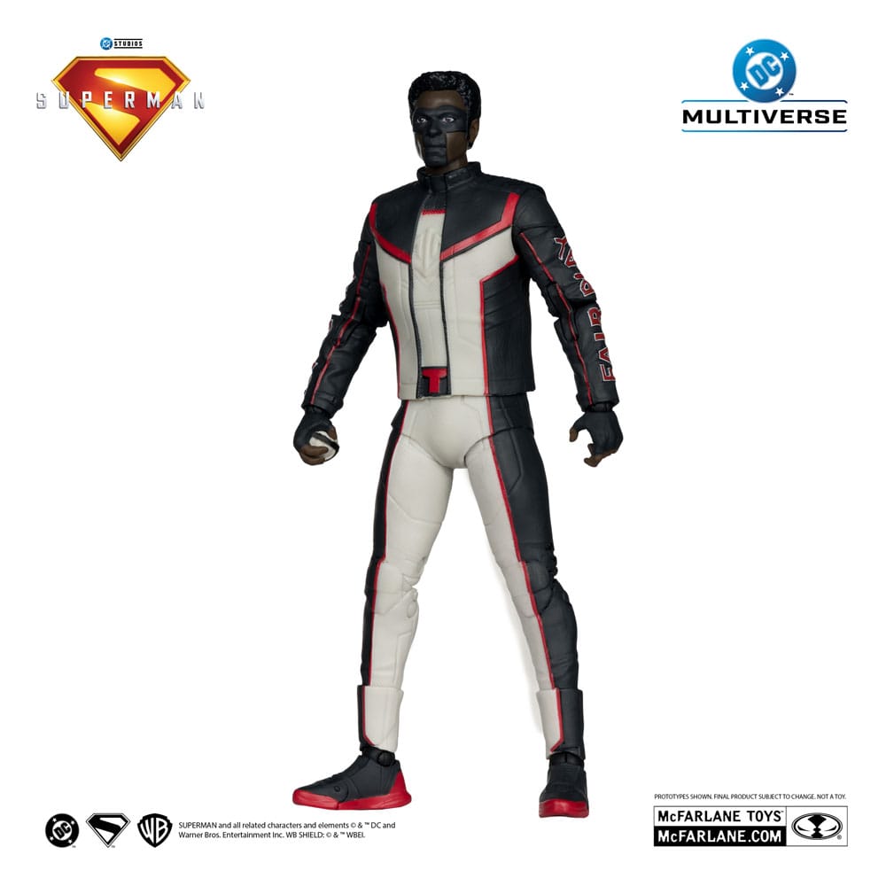 Superman (2025) DC Multiverse Deluxe Theatrical Edition Actionfigur Mr. Terrific (Red Platinum Edition) 18 cm