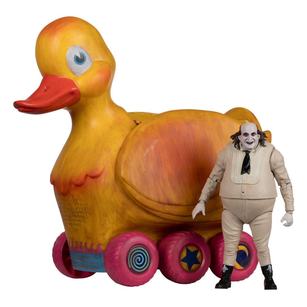 Batmans Rückkehr DC Multiverse Fahrzeug mit Actionfigur The Duck & Penguin 24 cm