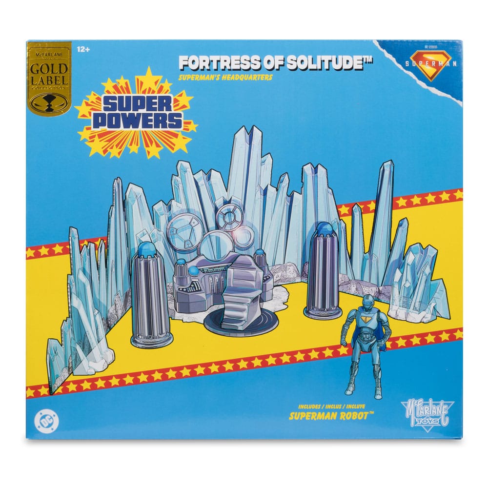 Superman (2025) DC Direct Spielset Fortress of Solitude with Superman Robot 