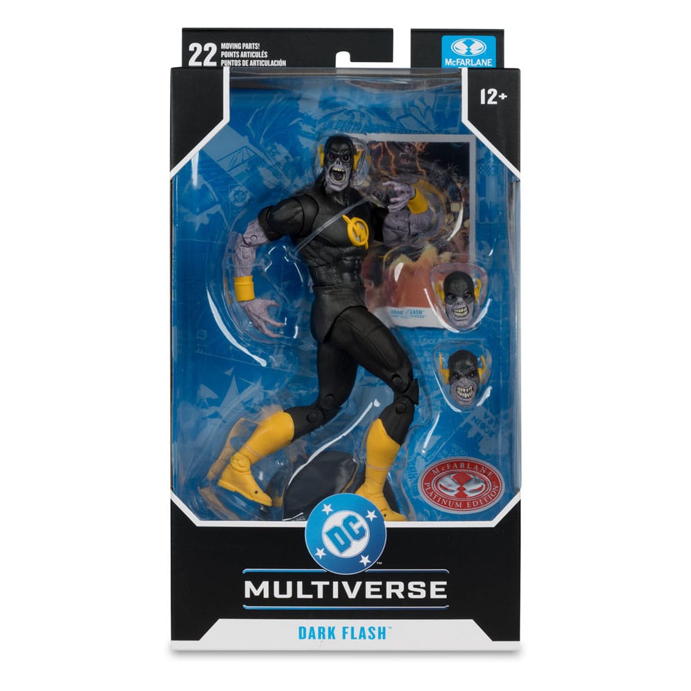 DC Comics DC Multiverse Actionfigur Dark Flash (Dark Mulitverse) (Red Platinum Edition) 18 cm