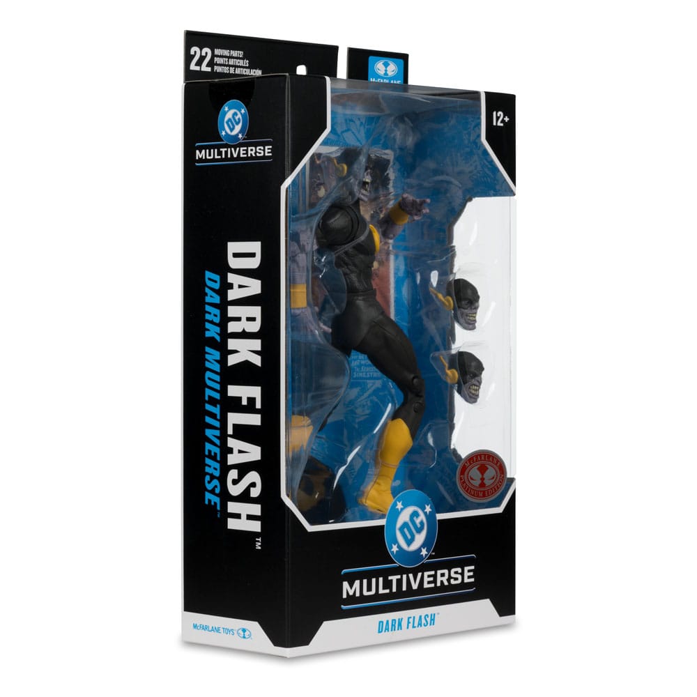 DC Comics DC Multiverse Actionfigur Dark Flash (Dark Mulitverse) (Red Platinum Edition) 18 cm
