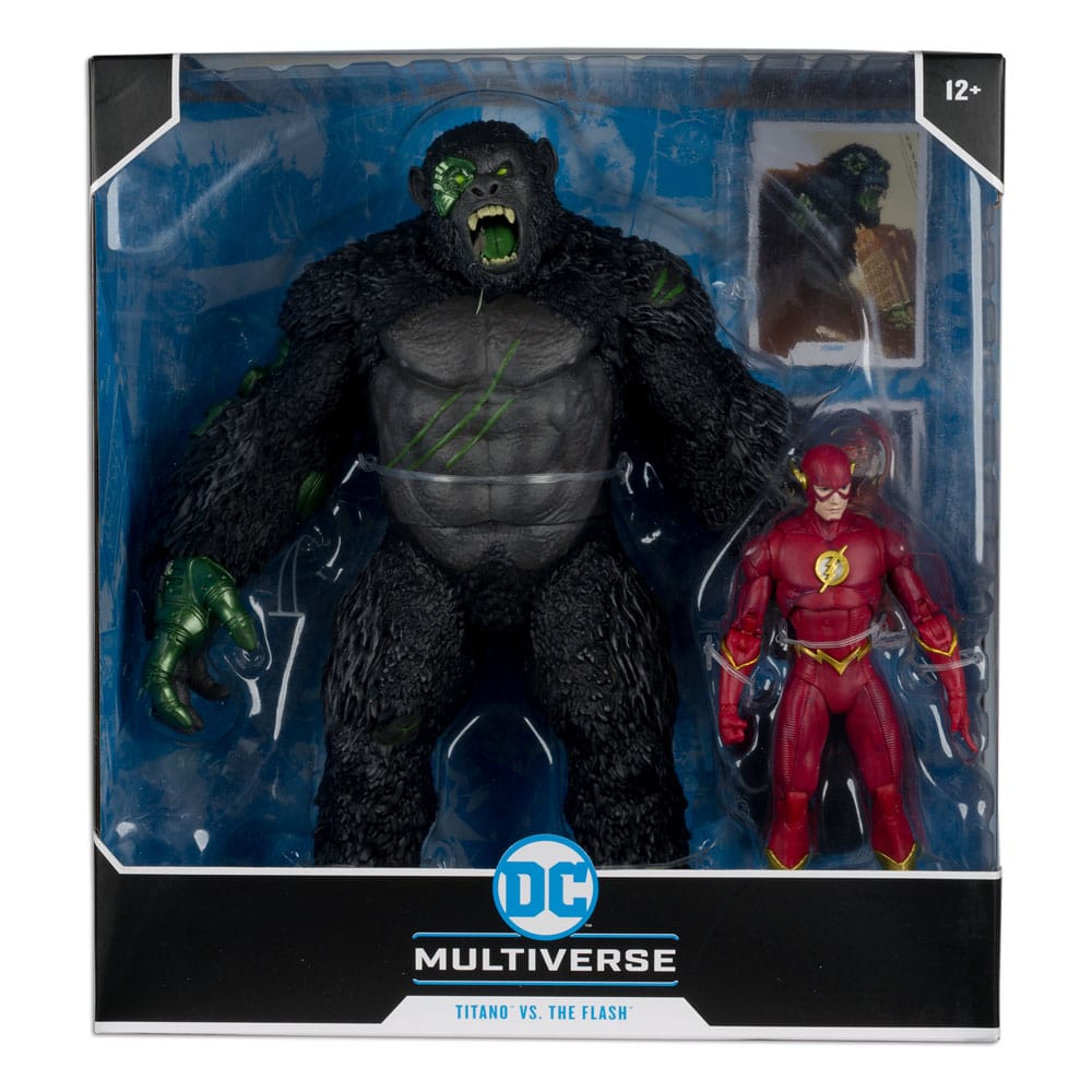 DC Multiverse Actionfiguren 2er-Pack Flash vs. Titano 18 cm