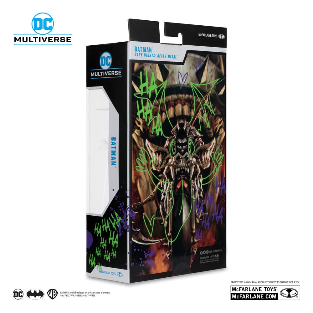 DC Multiverse Actionfigur Batman (Dark Nights: Death Metal) Jokerized (Gold Label) 18 cm
