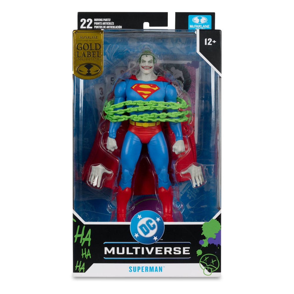 DC Comics DC Multiverse Actionfigur Superman (Superman #9) (Jokerized) (Gold Label) 18 cm
