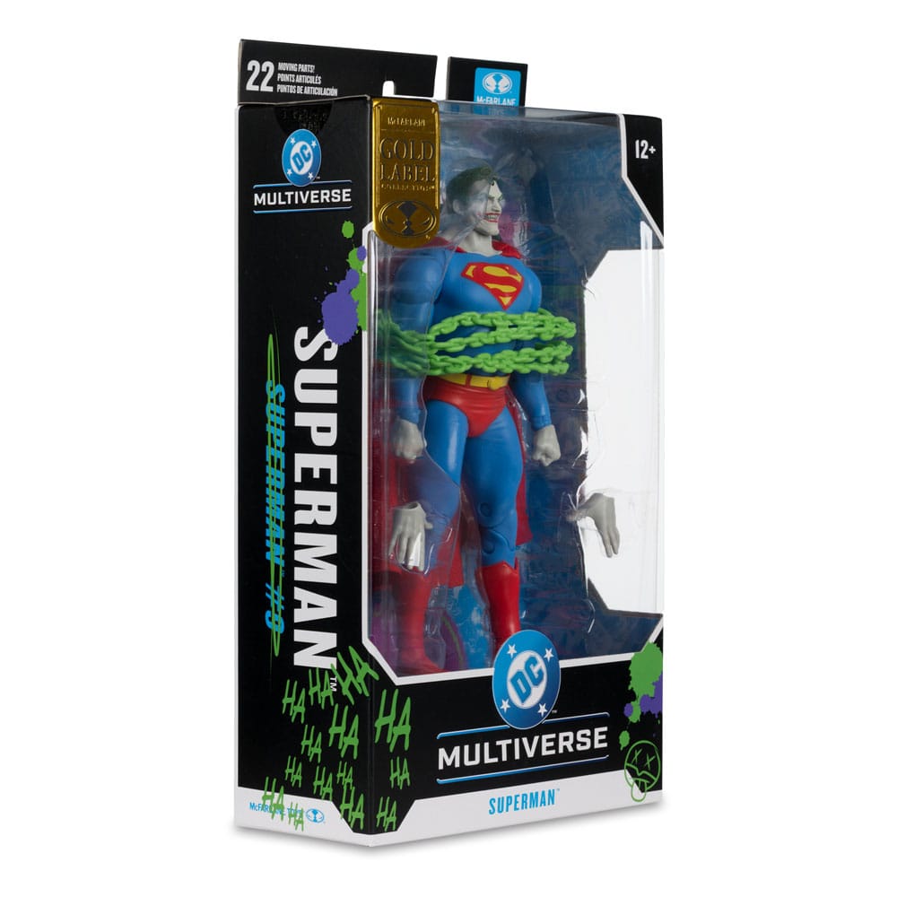 DC Comics DC Multiverse Actionfigur Superman (Superman #9) (Jokerized) (Gold Label) 18 cm