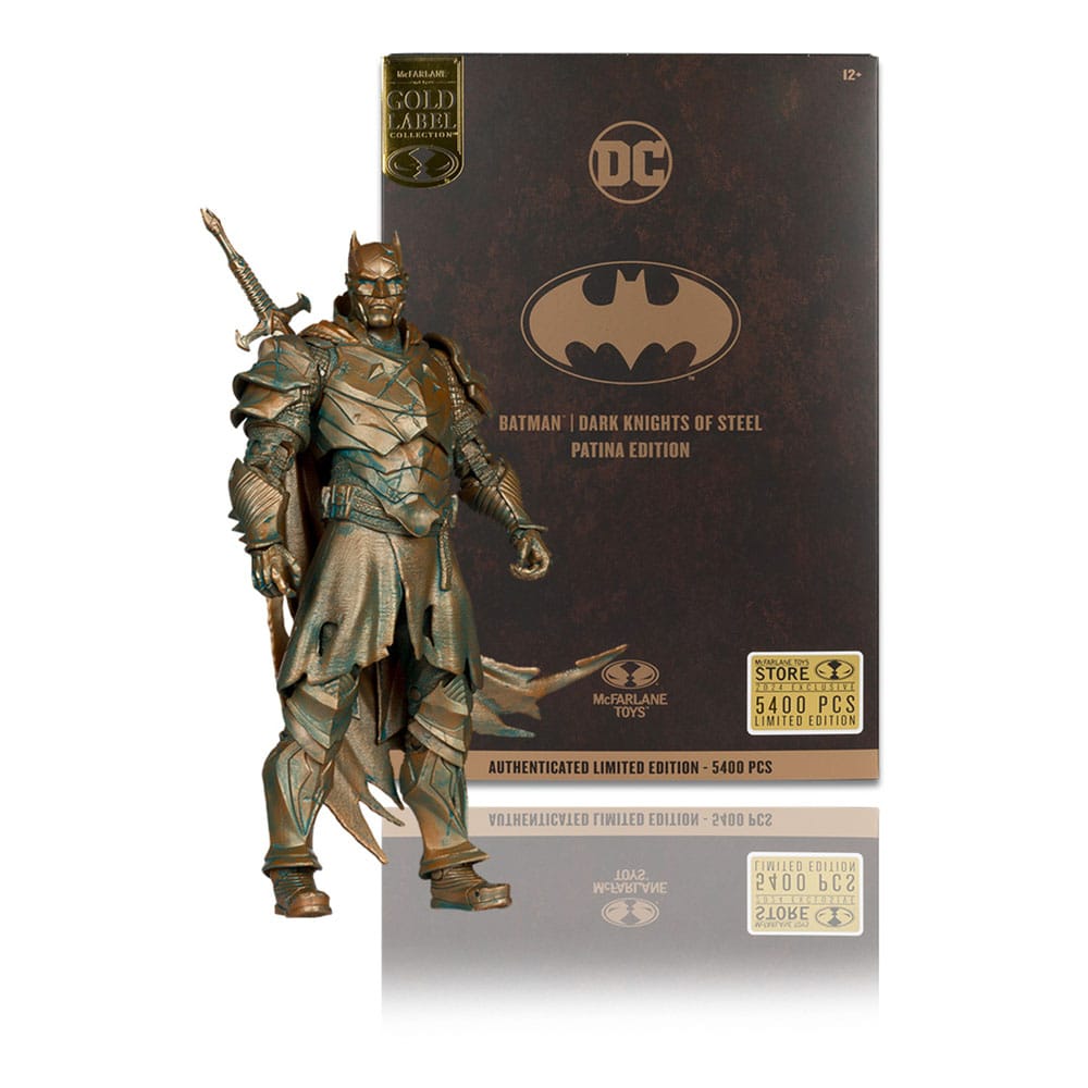 DC Multiverse Actionfigur Batman (Dark Knights of Steel) (Gold Label) 18 cm