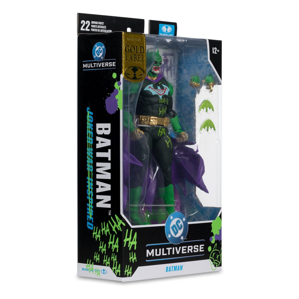 DC Multiverse Actionfigur Batman (Joker War) (Jokerized) (Gold Label) 18 cm