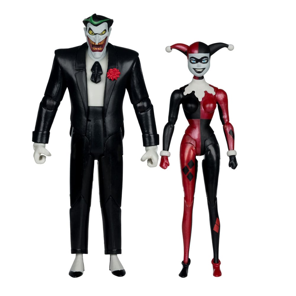Batman: The Animated Series DC Direct Actionfiguren Harley Quinn & The Joker (Mad Love) (Gold Label) 18 cm