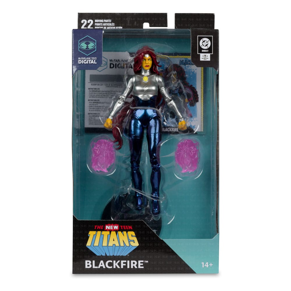 DC Direct McFarlane Toys Digital Actionfigur Blackfire (The New Teen Titans) 18 cm