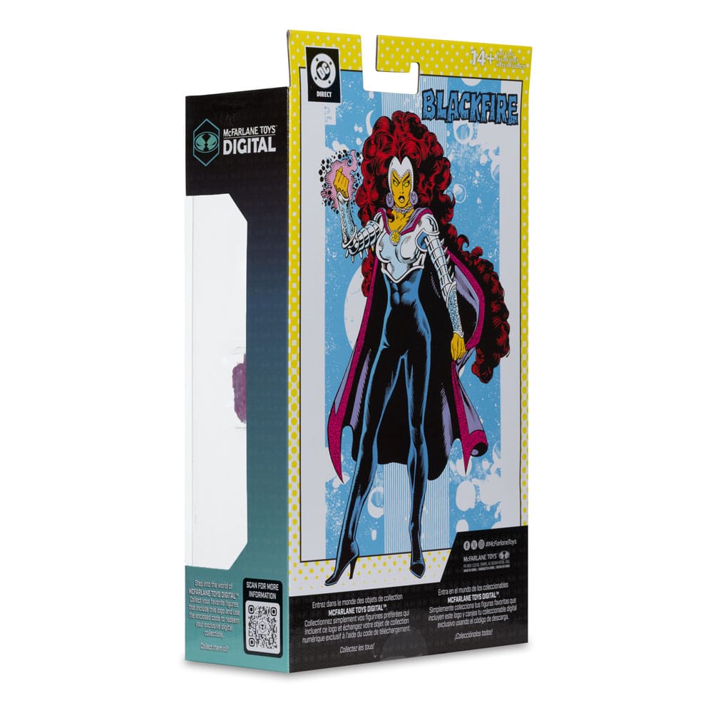 DC Direct McFarlane Toys Digital Actionfigur Blackfire (The New Teen Titans) 18 cm