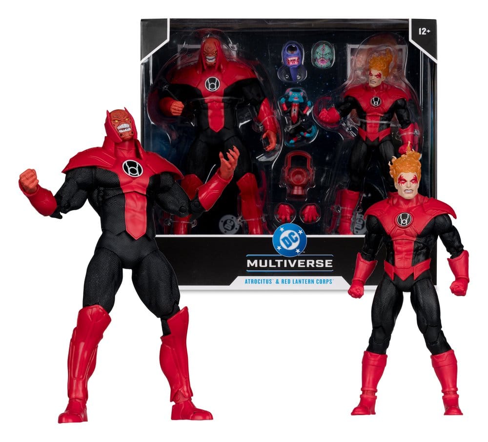 DC Multiverse Actionfiguren 2er-Pack Atrocitus and Red Lantern Corps (Green Lantern) 18 cm