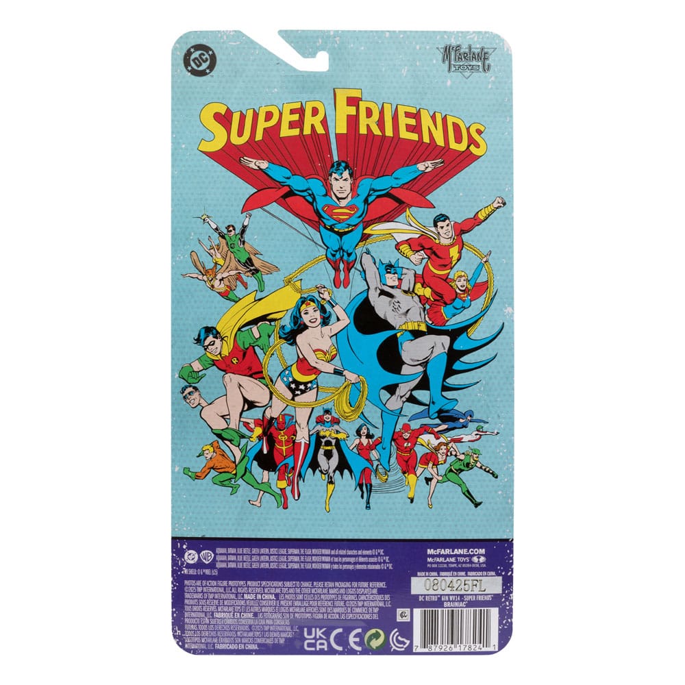 DC Retro Super Friends Actionfigur Brainiac 15 cm