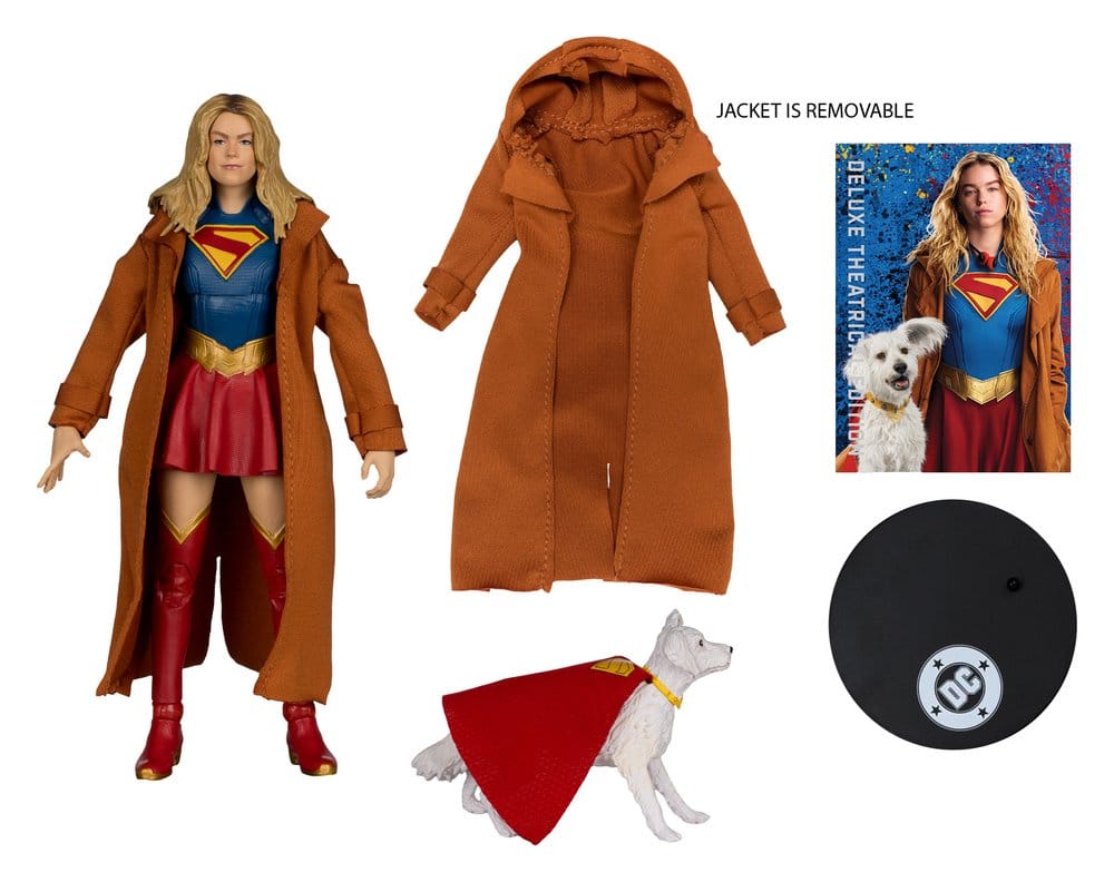 Supergirl (2026) DC Theatrical Deluxe Edition Actionfigur Supergirl & Krypto (Gold Label) 17 cm