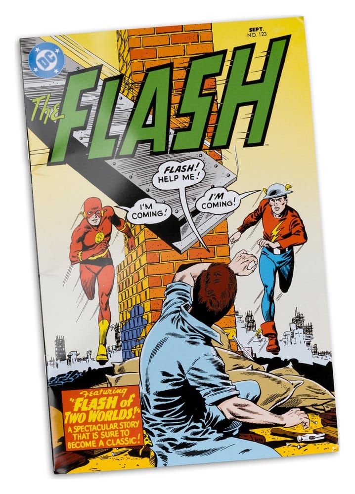 DC Direct Page Punchers Actionfigur The Flash Jay Garrick (The Flash #123) (Red Platinum Edition) 18 cm