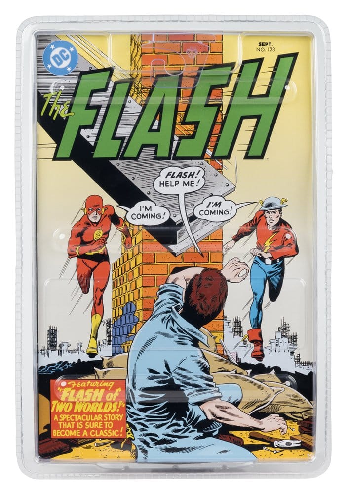 DC Direct Page Punchers Actionfigur The Flash Jay Garrick (The Flash #123) (Red Platinum Edition) 18 cm