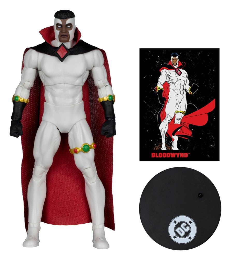 DC Direct Page Punchers Actionfigur Bloodwynd (Justice League #77) (Red Platinum Edition) 18 cm