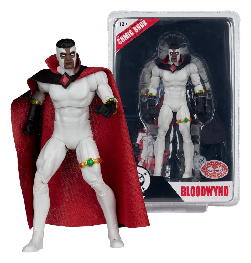 DC Direct Page Punchers Actionfigur Bloodwynd (Justice League #77) (Red Platinum Edition) 18 cm