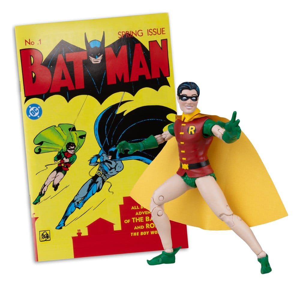 DC Direct Page Punchers Actionfigur Robin Dick Grayson (Batman #1) (Red Platinum Edition) 14 cm