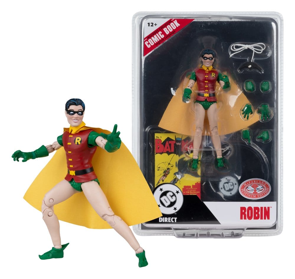 DC Direct Page Punchers Actionfigur Robin Dick Grayson (Batman #1) (Red Platinum Edition) 14 cm
