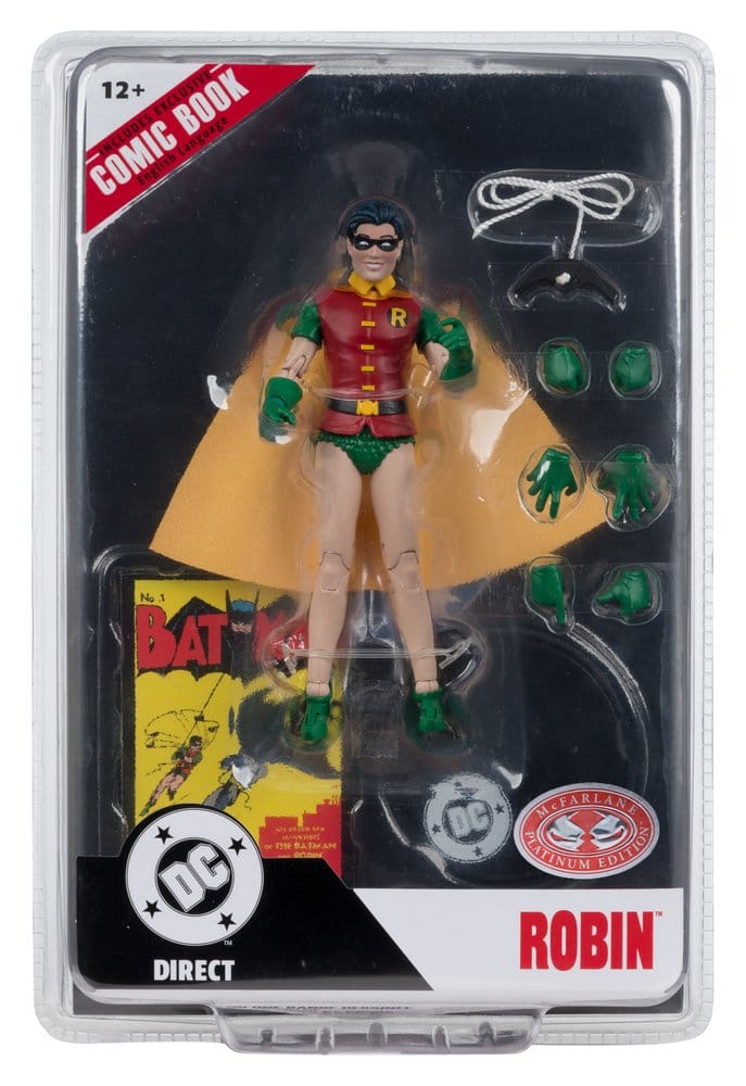 DC Direct Page Punchers Actionfigur Robin Dick Grayson (Batman #1) (Red Platinum Edition) 14 cm