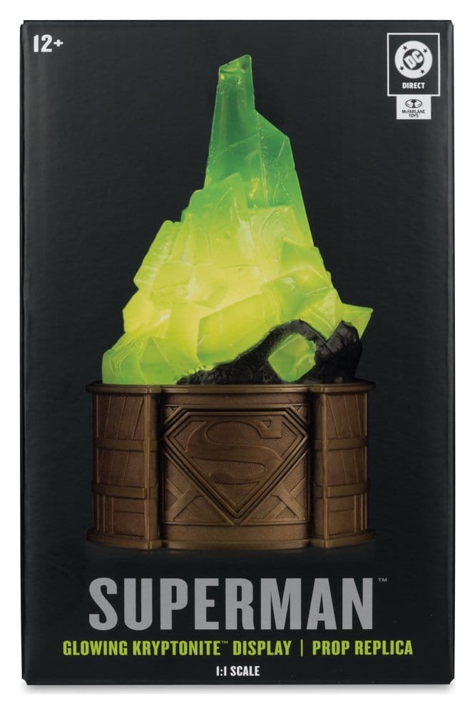 Superman DC Direct Replik 1/1 Kryptonite Display (Gold Label) 18 cm