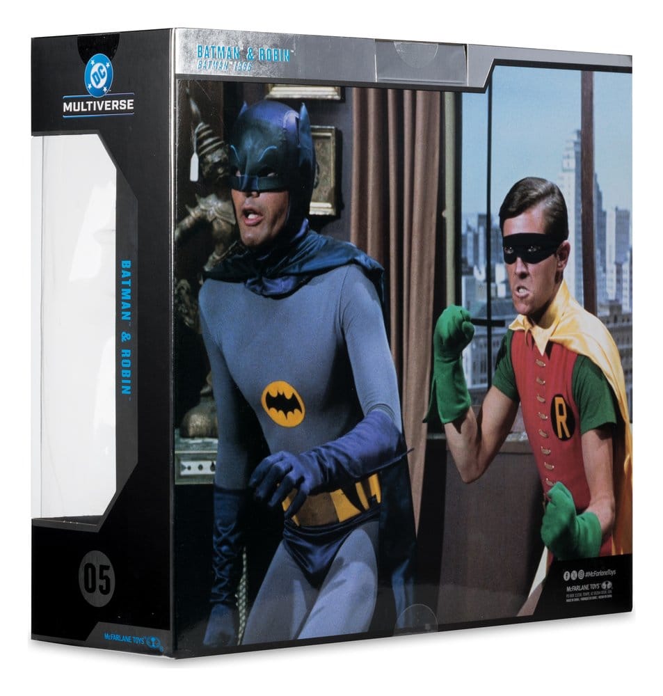Batman Classic TV Series DC Multiverse McFarlane Collector Edition Actionfiguren 2er-Pack Batman und Robin 18 cm