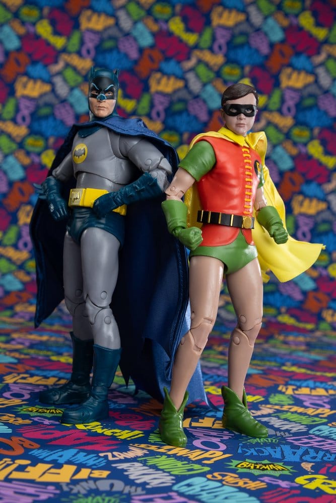 Batman Classic TV Series DC Multiverse McFarlane Collector Edition Actionfiguren 2er-Pack Batman und Robin 18 cm